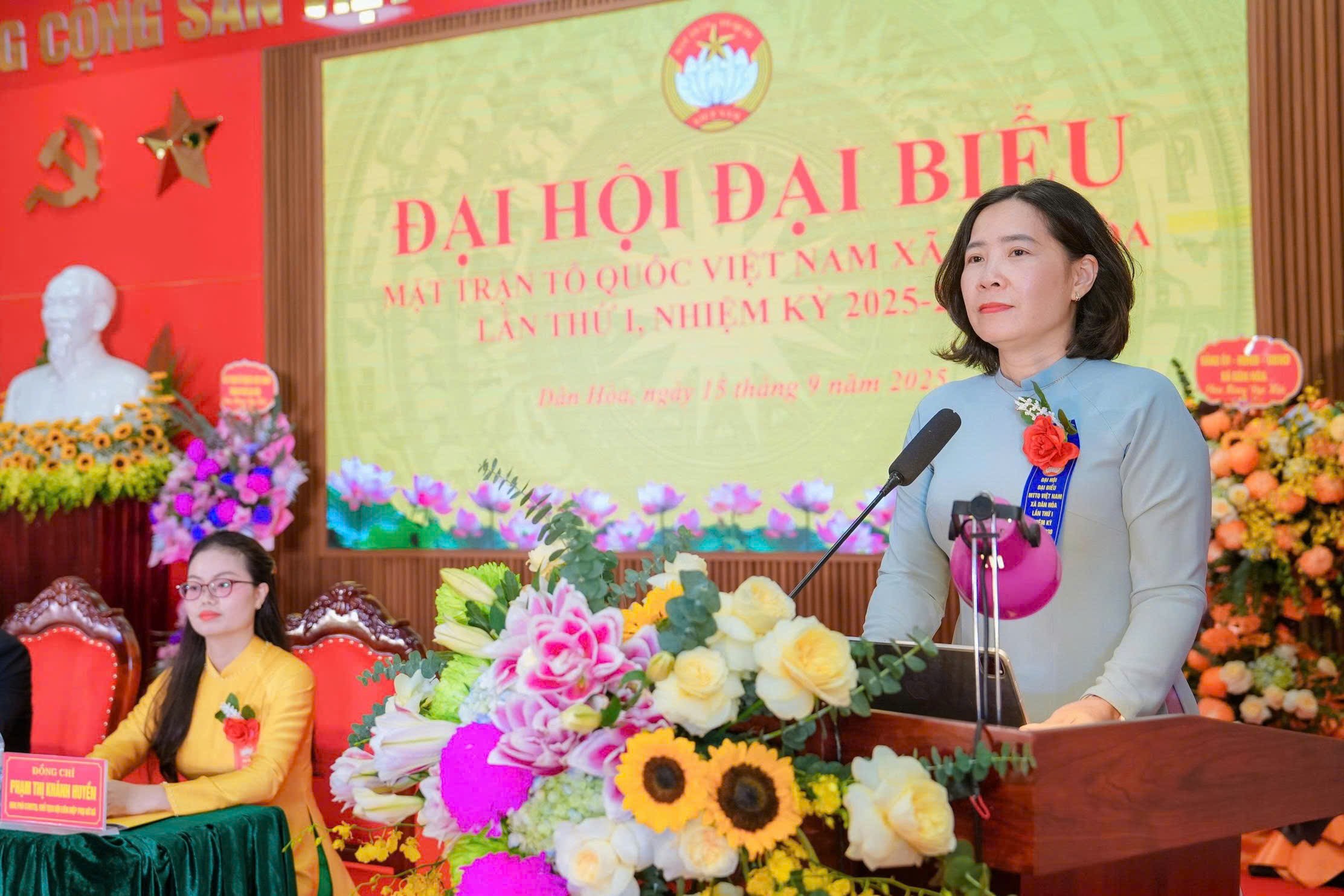 Đại hội đại biểu MTTQ xã Dân Hoà nhiệm kỳ 2025 - 2030 thành công tốt đẹp - ảnh 7