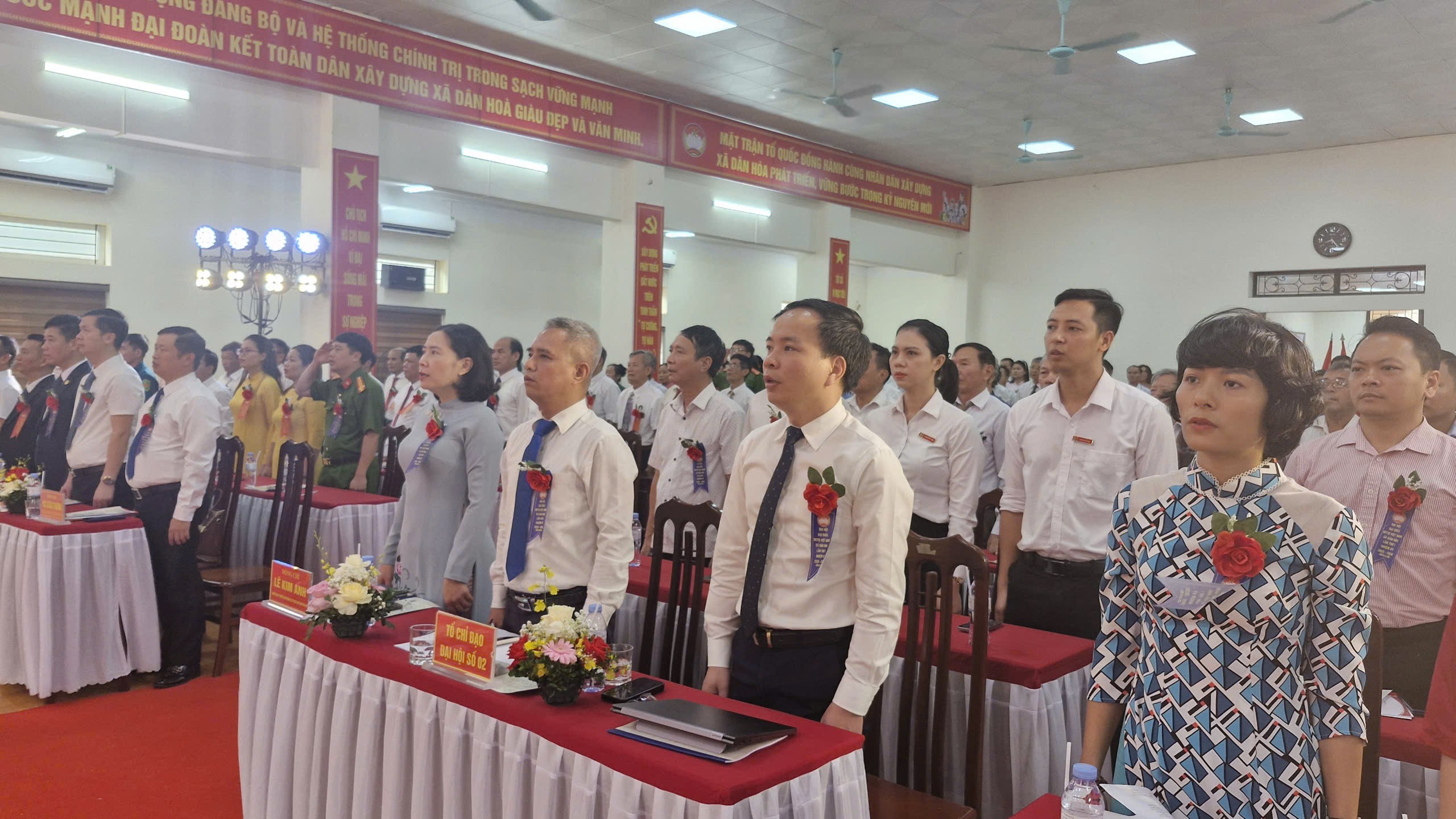 Đại hội đại biểu MTTQ xã Dân Hoà nhiệm kỳ 2025 - 2030 thành công tốt đẹp - ảnh 1