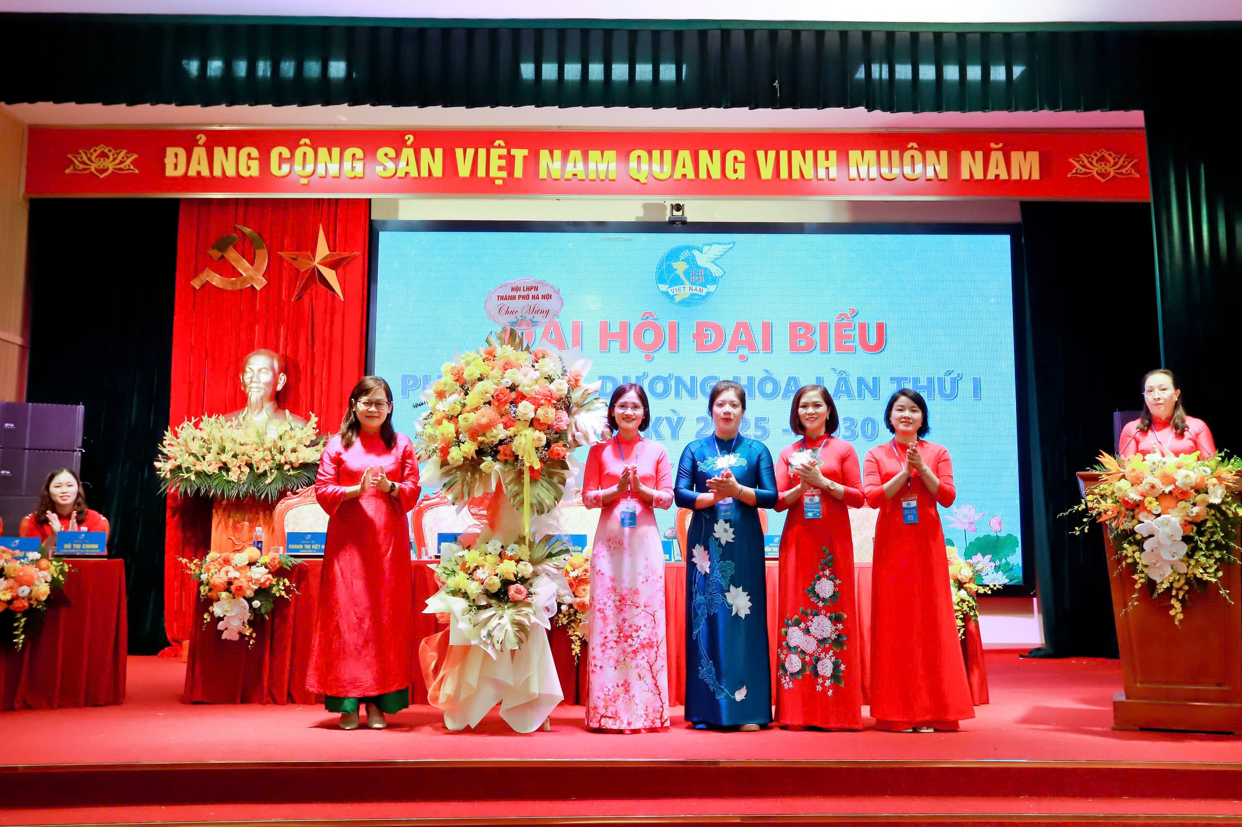 Tổ chức thành công Đại hội đại biểu Phụ nữ xã Dương Hoà lần thứ I - ảnh 1