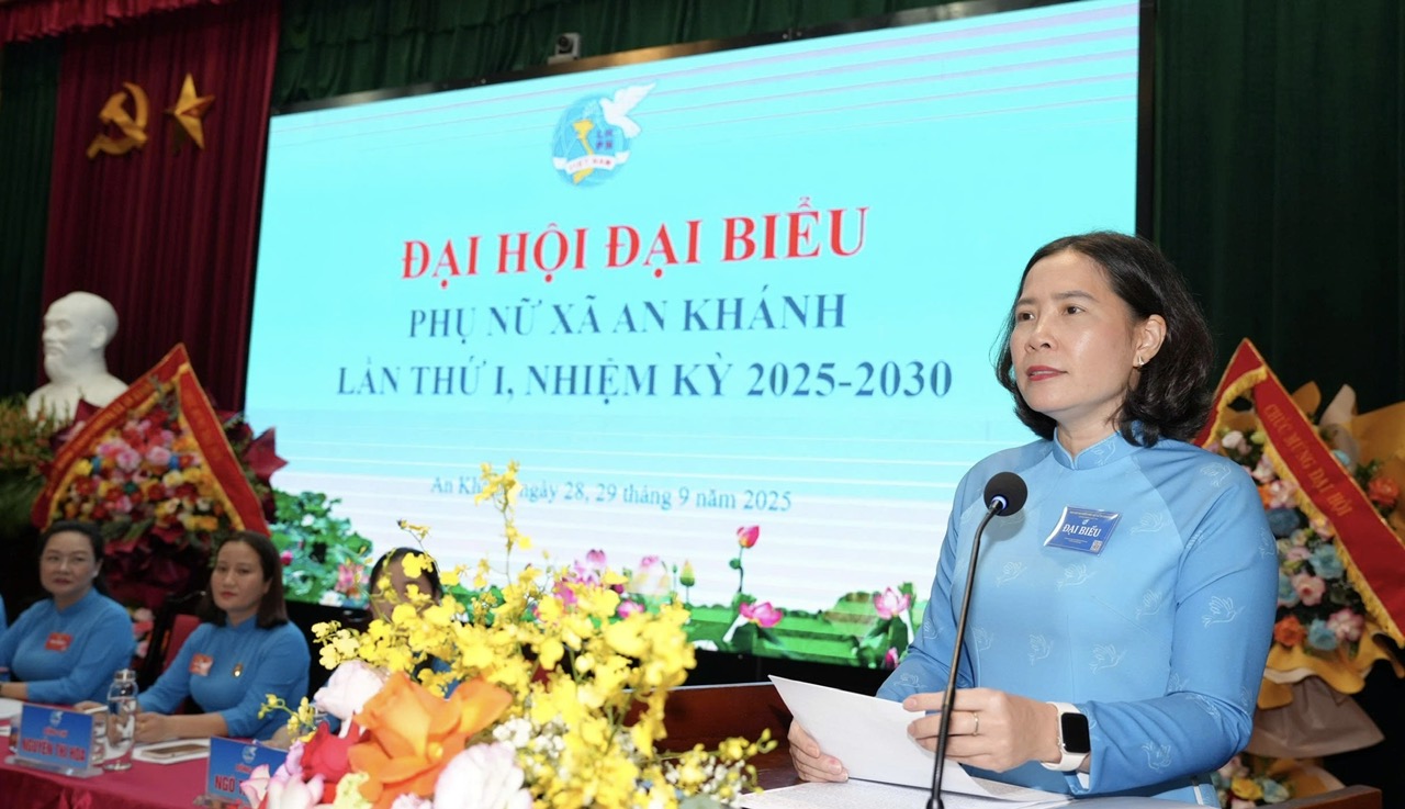 Tổ chức thành công Đại hội đại biểu phụ nữ xã An Khánh lần thứ I - ảnh 4