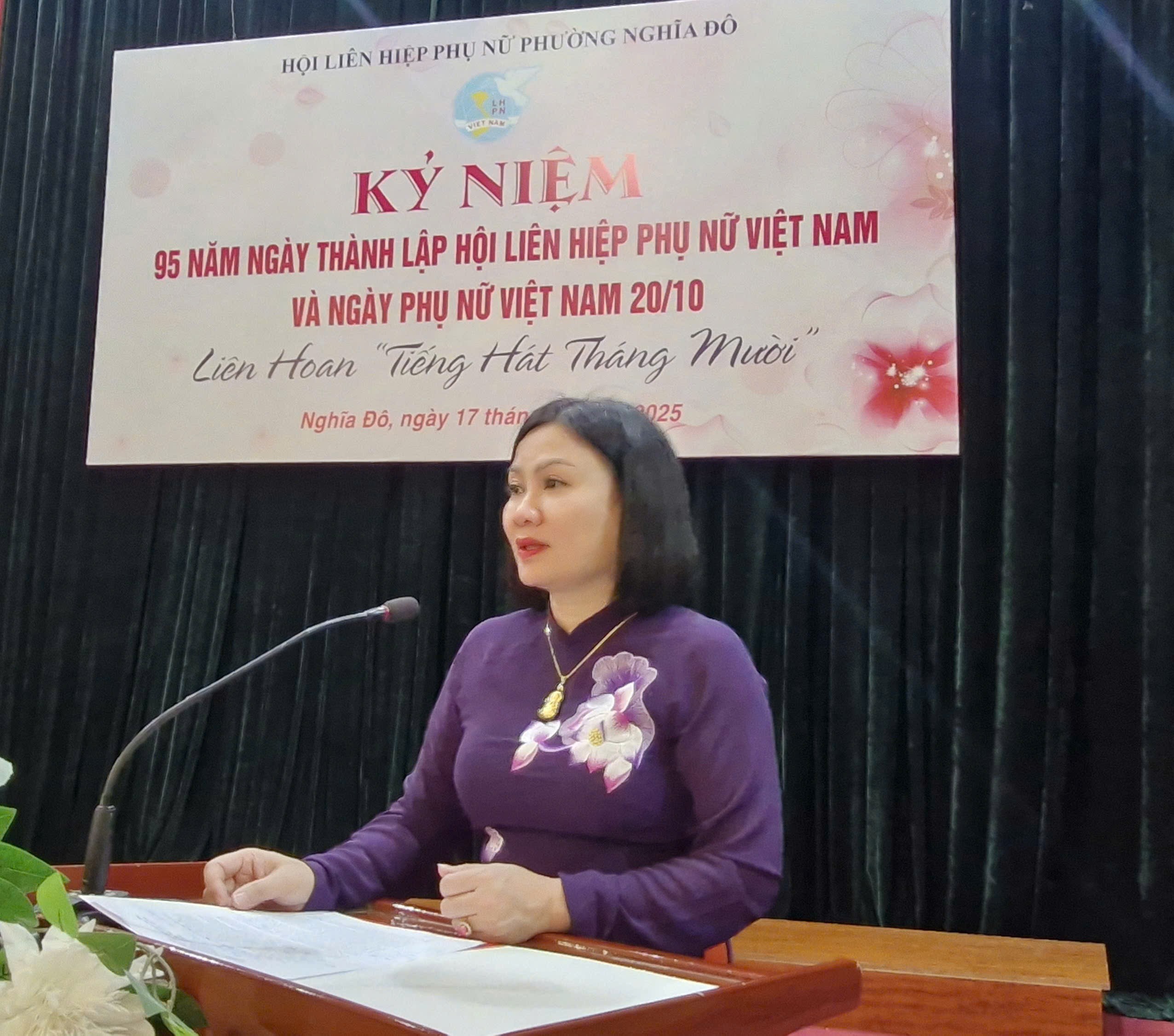 Hội LHPN phường Nghĩa Đô tổ chức kỷ niệm ngày Phụ nữ Việt Nam 20/10 - ảnh 8