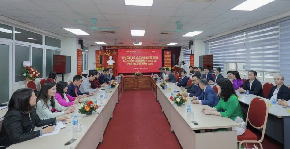  10 nhà giáo của Học viện Y - Dược học Cổ truyền Việt Nam được bổ nhiệm chức danh Phó Giáo sư - ảnh 3