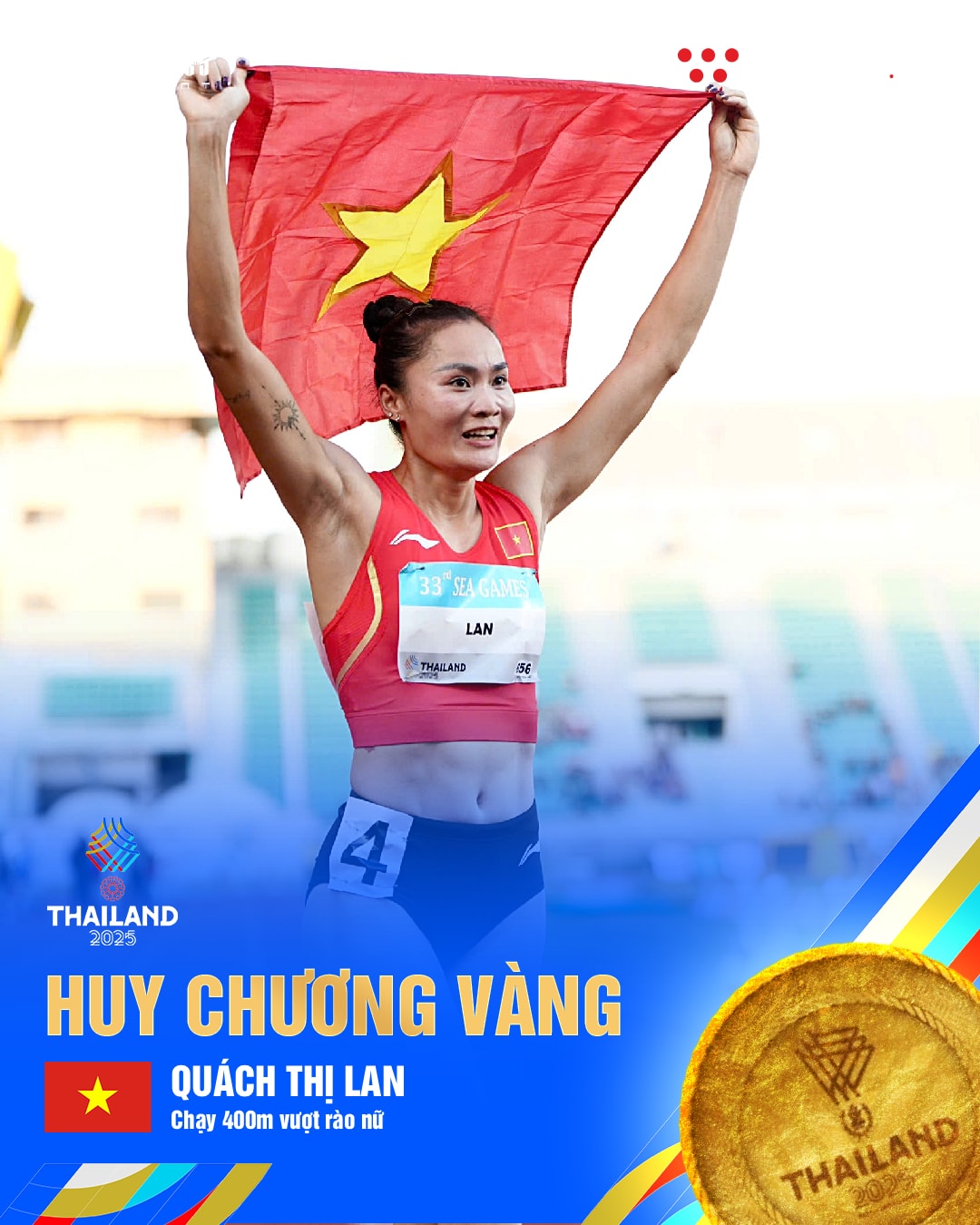 SEA Games 33: Điền kinh và wushu tiếp tục tỏa sáng - ảnh 1