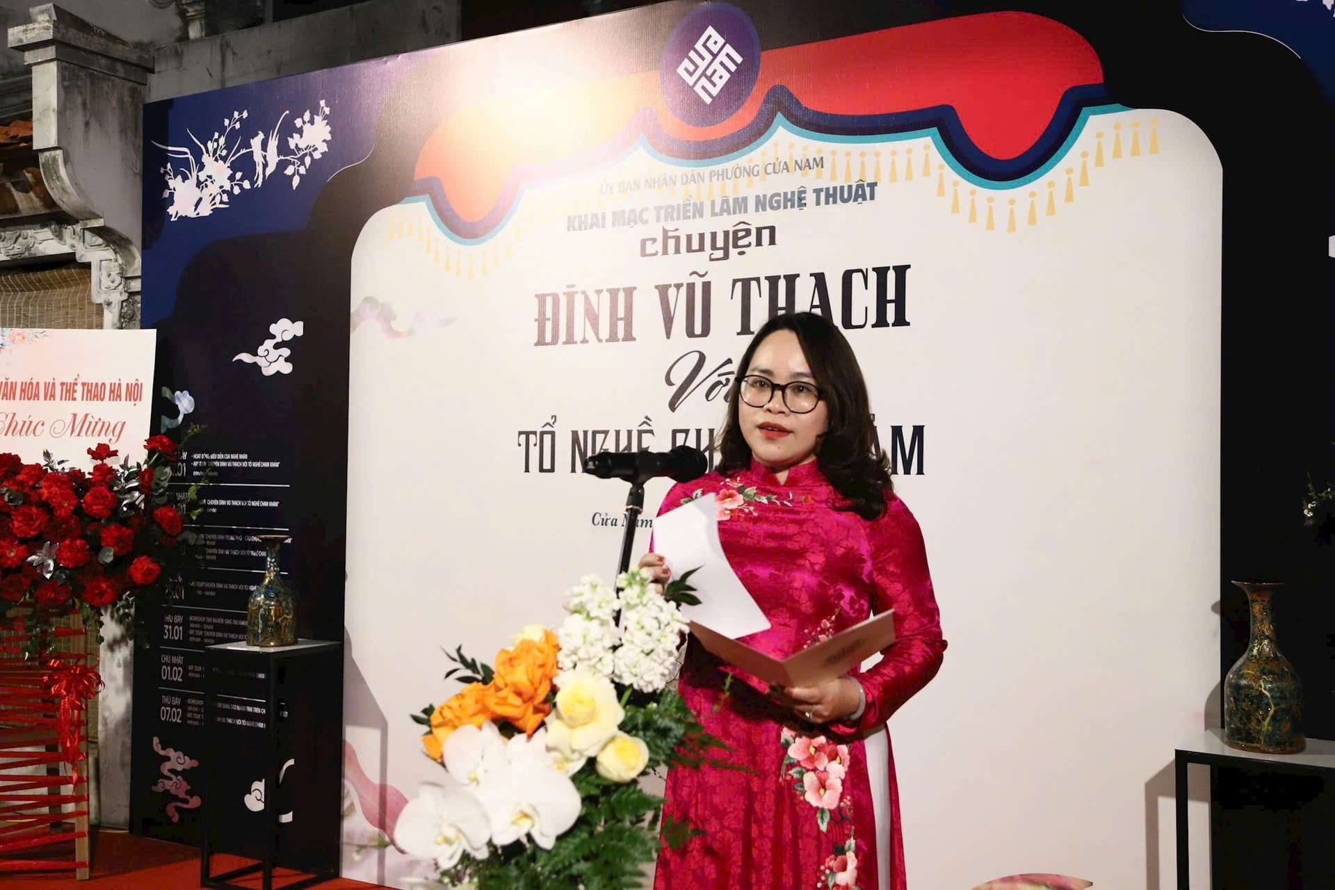 Triển lãm nghệ thuật “Chuyện đình Vũ Thạch với tổ nghề chạm khảm” - ảnh 2