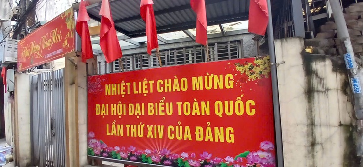 Phường Vĩnh Tuy đẩy mạnh tuyên truyền chào mừng Đại hội Đại biểu toàn quốc lần thứ XIV của Đảng - ảnh 2
