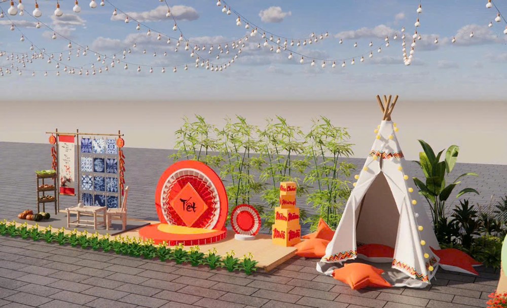 Đà Nẵng tái hiện không gian Tết Việt phục vụ người dân và du khách - ảnh 1