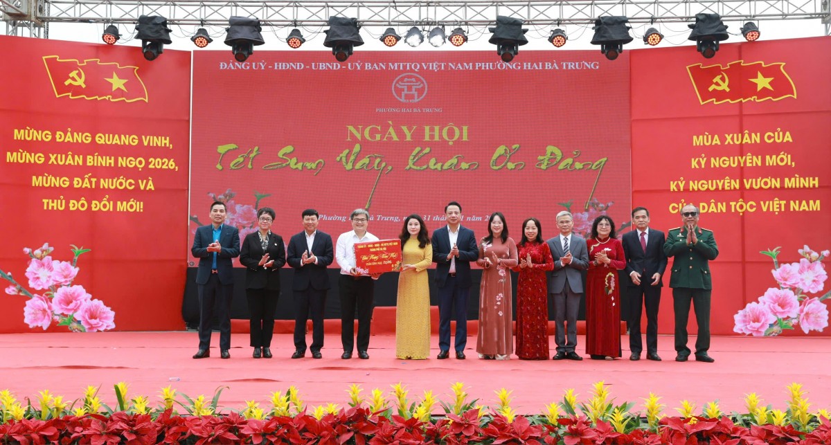Phường Hai Bà Trưng: Rộn ràng “Tết sum vầy - Xuân ơn Đảng” năm 2026 - ảnh 1