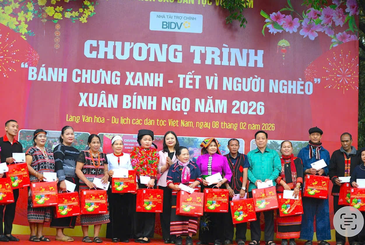 Lễ dựng cây nêu ngày Tết tại Làng văn hóa các dân tộc Việt Nam  - ảnh 3