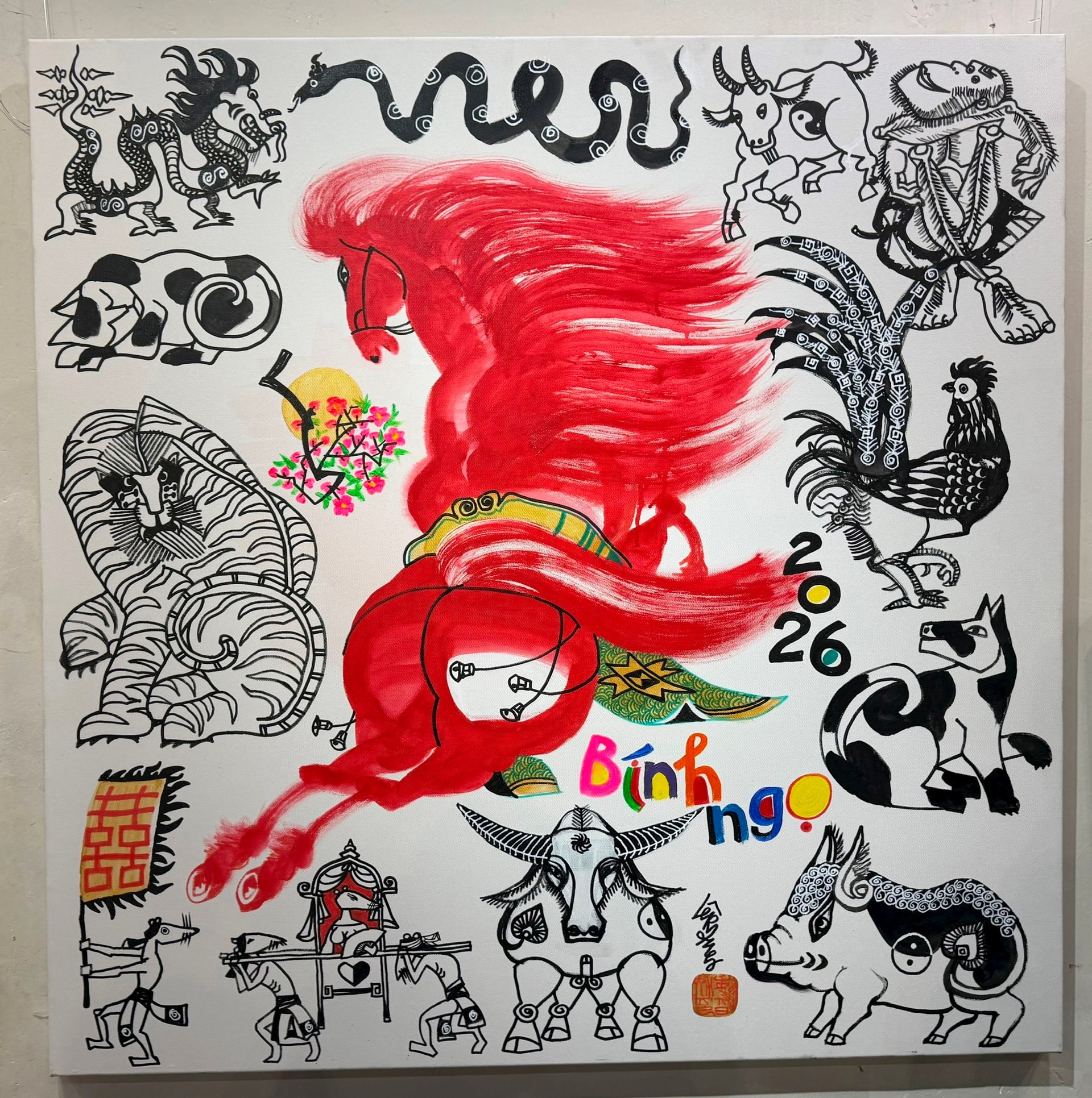 Triển lãm tranh, tượng “Mừng Đảng, mừng Xuân Bính Ngọ 2026”  - ảnh 2