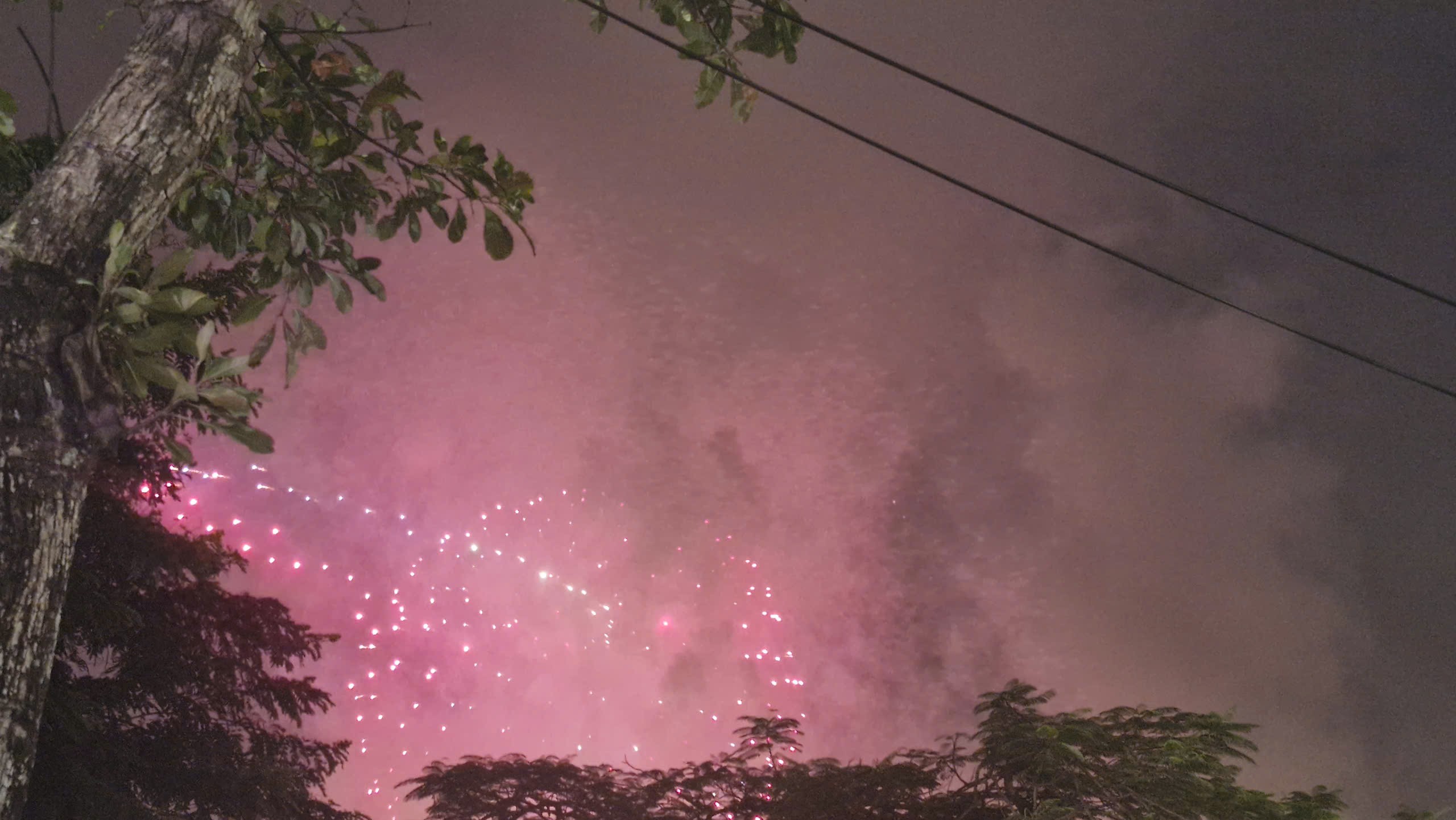 Pháo hoa thắp sáng bầu trời Hà Nội đêm giao thừa - ảnh 4