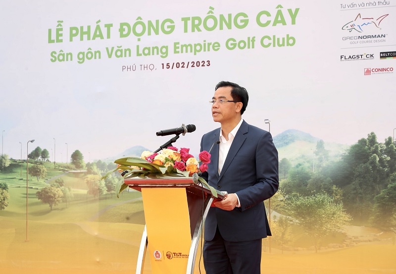 Phát động trồng cây phủ xanh 16 ha dự án sân golf tại tỉnh Phú Thọ - ảnh 2