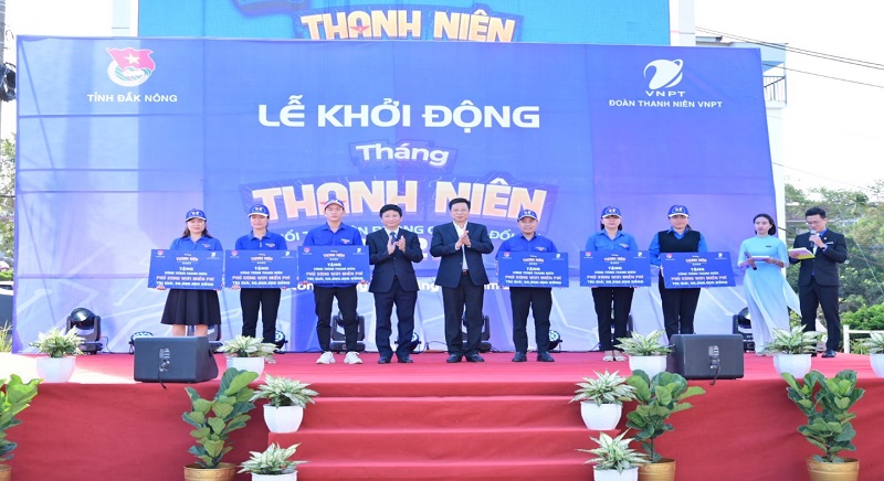 Đoàn thanh niên VNPT phối hợp với Tỉnh Đoàn Đăk Nông khởi động Tháng Thanh niên năm 2023 - ảnh 2