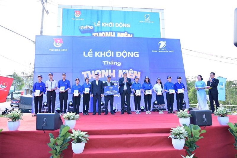 Đoàn thanh niên VNPT phối hợp với Tỉnh Đoàn Đăk Nông khởi động Tháng Thanh niên năm 2023 - ảnh 3