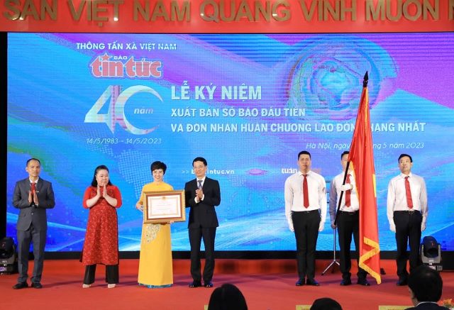 Báo Tin tức kỷ niệm 40 năm xuất bản số báo đầu tiên và đón nhận Huân chương Lao động hạng Nhất - ảnh 3