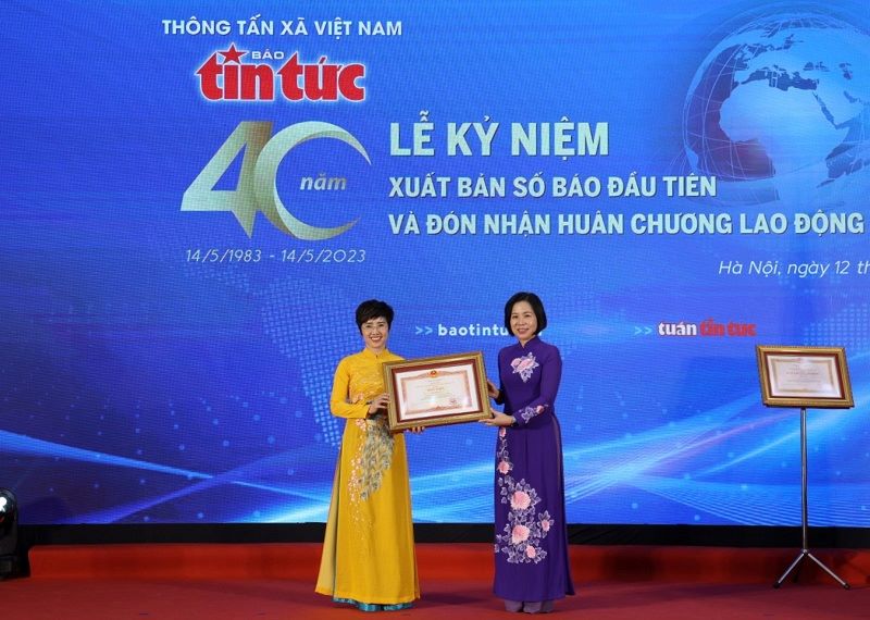 Báo Tin tức kỷ niệm 40 năm xuất bản số báo đầu tiên và đón nhận Huân chương Lao động hạng Nhất - ảnh 4