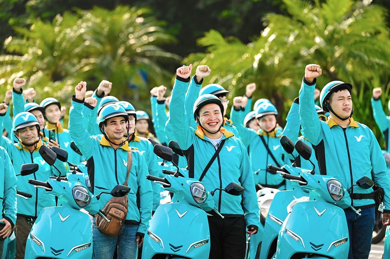 Dịch vụ goi xe máy điện xanh SM Bike ra mắt tại Hà Nội - ảnh 1