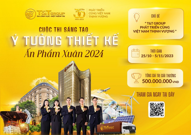 T&T Group phát động cuộc thi sáng tạo ý tưởng, thiết kế ấn phẩm Xuân 2024 - ảnh 1