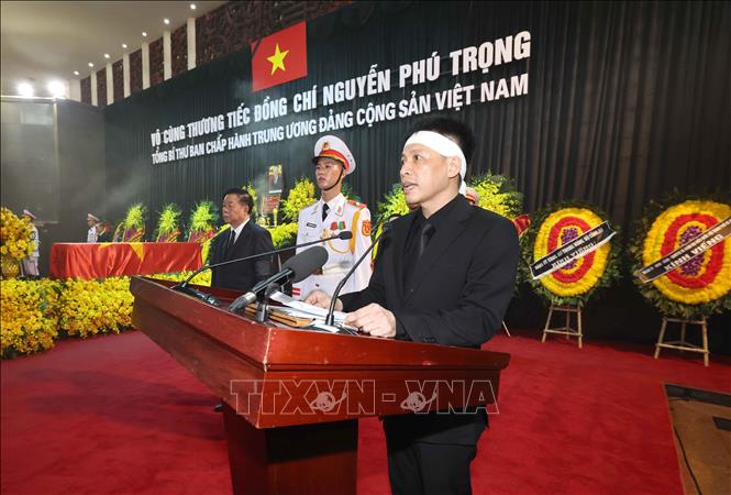 Cử hành trọng thể Lễ truy điệu và an táng Tổng Bí thư Nguyễn Phú Trọng - ảnh 4