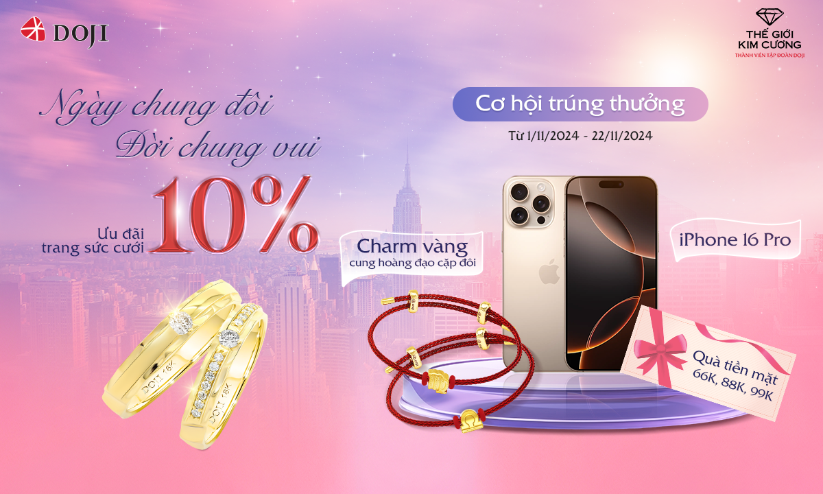 Ngày đại hỷ ngập tràn hạnh phúc cùng ưu đãi lớn từ Doji - ảnh 1