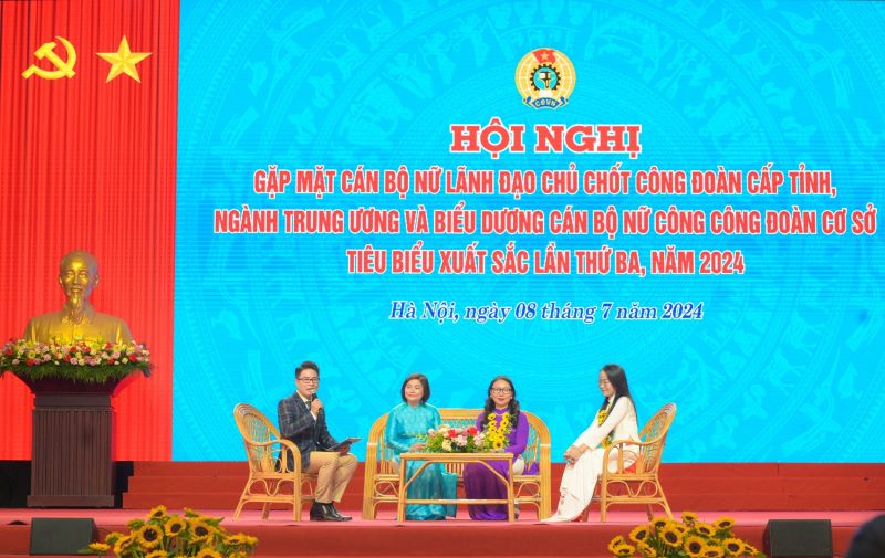 Biểu dương những đóng góp, cống hiến của đội ngũ cán bộ Nữ công Công đoàn các cấp - ảnh 4