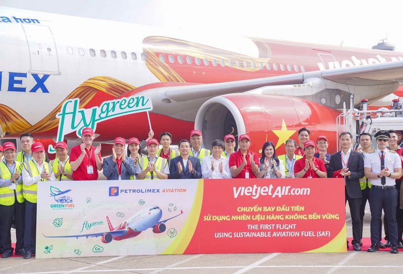 Vietjet tiên phong khai thác chuyến bay đầu tiên sử dụng nhiên liệu hàng không bền vững SAF - ảnh 4