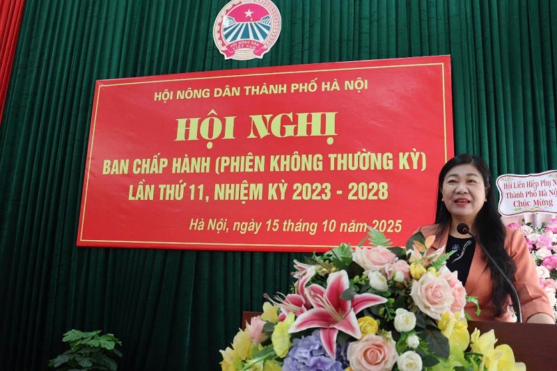 Đồng chí Trần Văn Nhung giữ chức Phó Chủ tịch Hội Nông dân Thành phố Hà Nội nhiệm kỳ 2023-2028 - ảnh 2