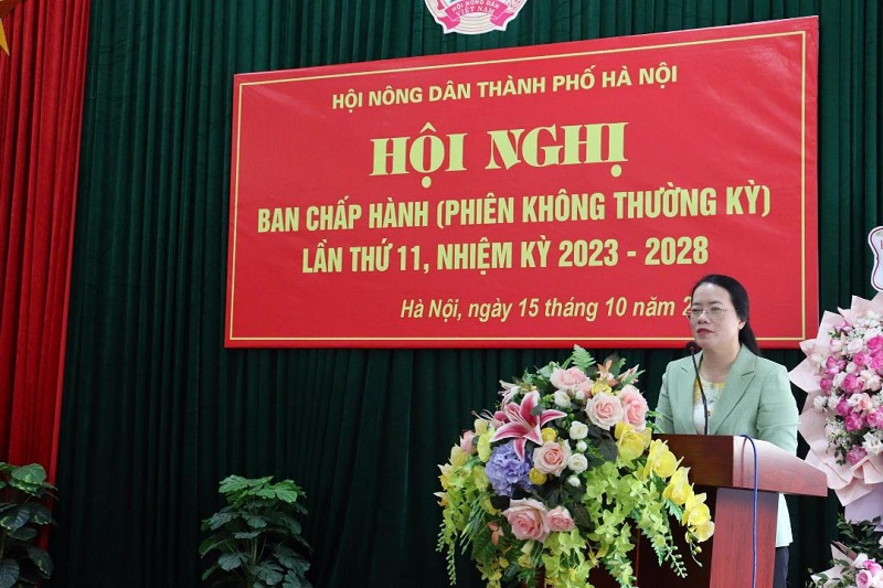 Đồng chí Trần Văn Nhung giữ chức Phó Chủ tịch Hội Nông dân Thành phố Hà Nội nhiệm kỳ 2023-2028 - ảnh 3