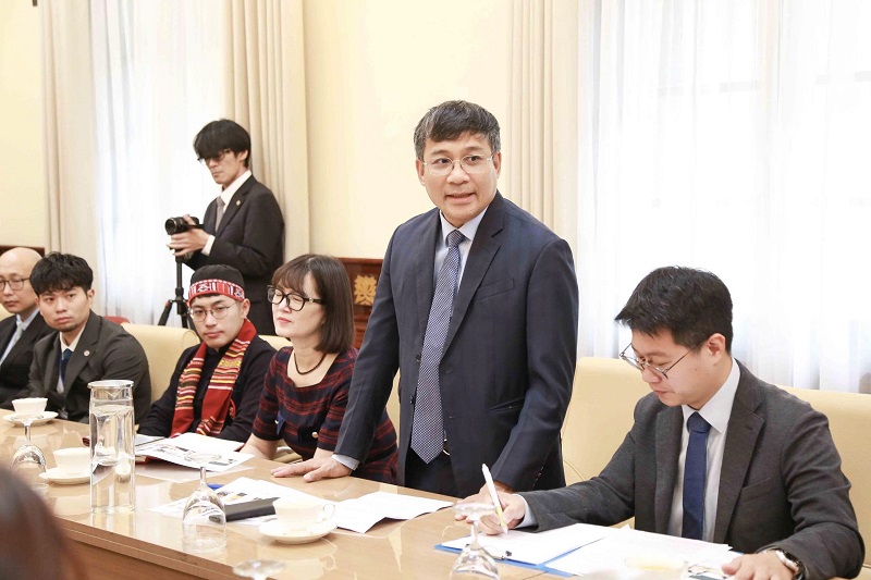 Tình nguyện viên JICA chào xã giao Thứ trưởng Bộ Ngoại giao   - ảnh 2