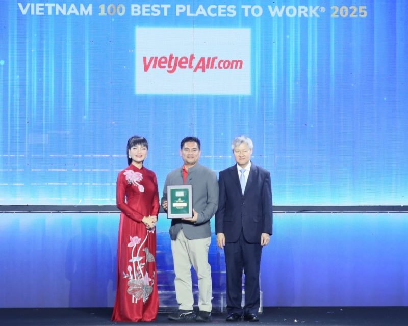 Vietjet, FPT trong top “Nơi làm việc tốt nhất Việt Nam năm 2025“ - ảnh 1