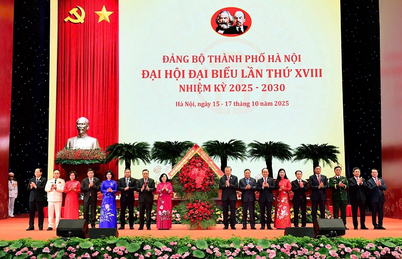 Đại hội Đảng bộ thành phố Hà Nội lần thứ XVIII, nhiệm kỳ 2025-2030: Nền tảng vững chắc kiến tạo tương lai thịnh vượng - ảnh 3