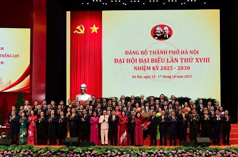 Đại hội Đảng bộ thành phố Hà Nội lần thứ XVIII, nhiệm kỳ 2025-2030: Nền tảng vững chắc kiến tạo tương lai thịnh vượng - ảnh 4