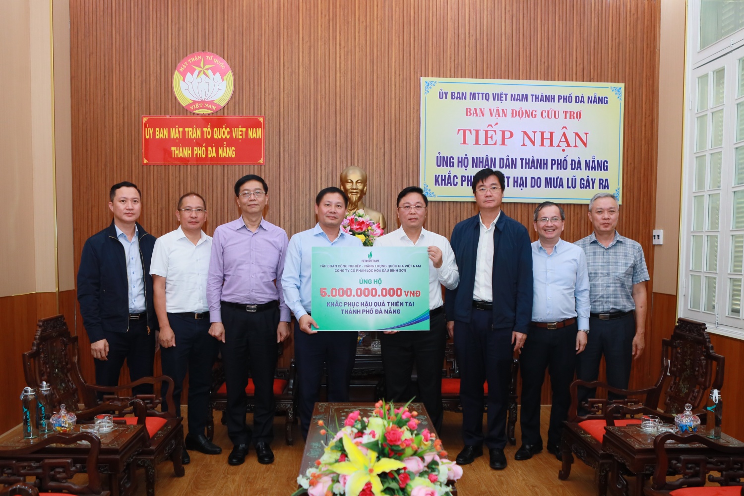 “Nghĩa tình đong đầy” giữa mùa lũ - Petrovietnam và BSR chung tay vì đồng bào vùng lũ - ảnh 2