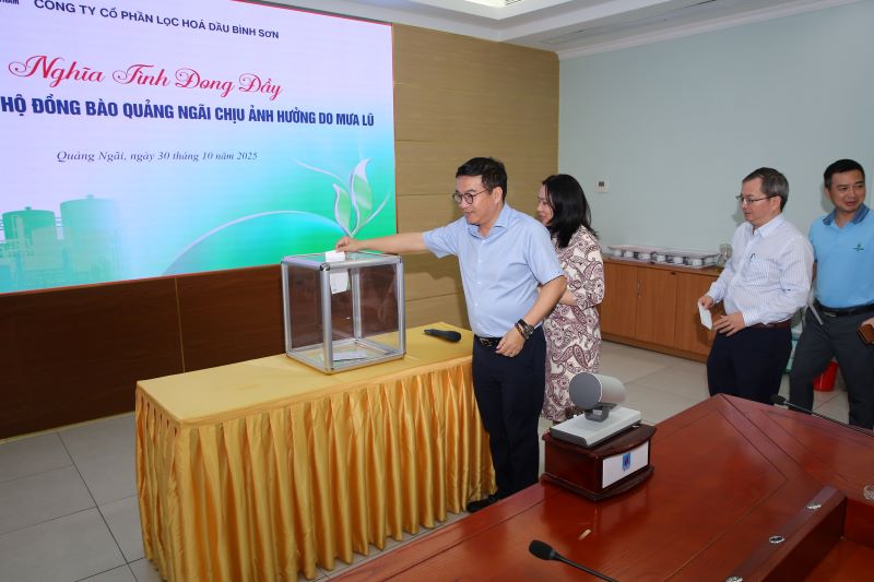 “Nghĩa tình đong đầy” giữa mùa lũ - Petrovietnam và BSR chung tay vì đồng bào vùng lũ - ảnh 9