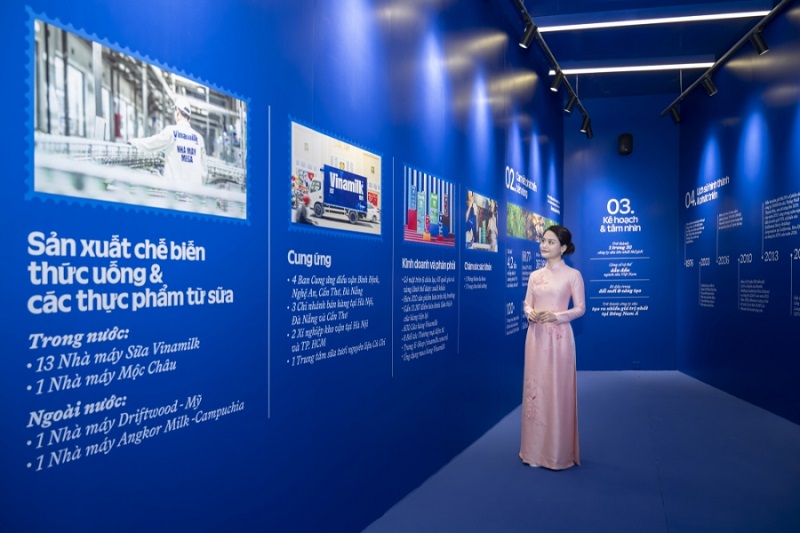 Không gian trưng bày và trải nghiệm của Vinamilk hút khách tại triển lãm thành tựu đất nước 80 năm  - ảnh 2