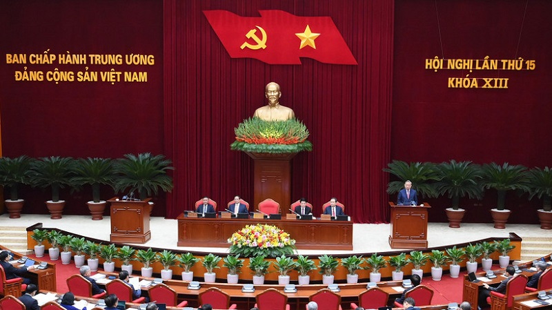 Thông cáo báo chí ngày làm việc thứ nhất Hội nghị lần thứ 15 Ban Chấp hành Trung ương Đảng khóa XIII - ảnh 1