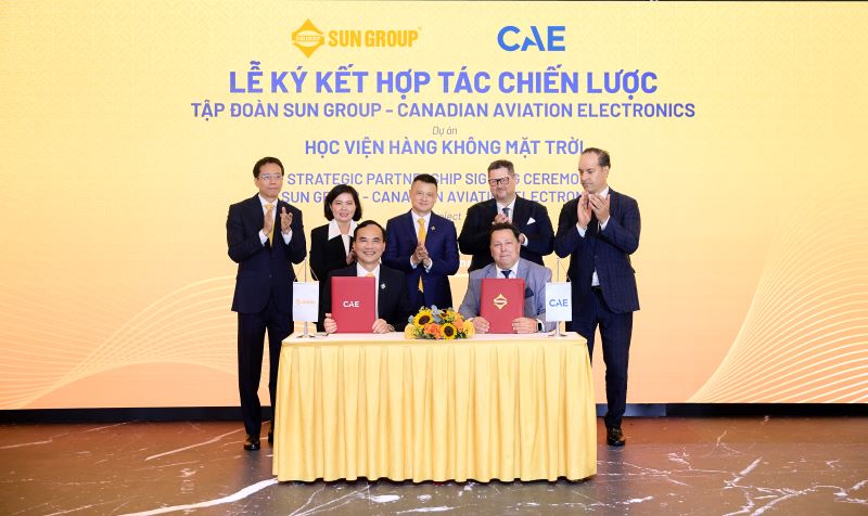 Sun Group “bắt tay” Canadian Aviation Electronics Ltd, phát triển Học viện Hàng không Mặt trời chuẩn quốc tế tại Việt Nam - ảnh 1