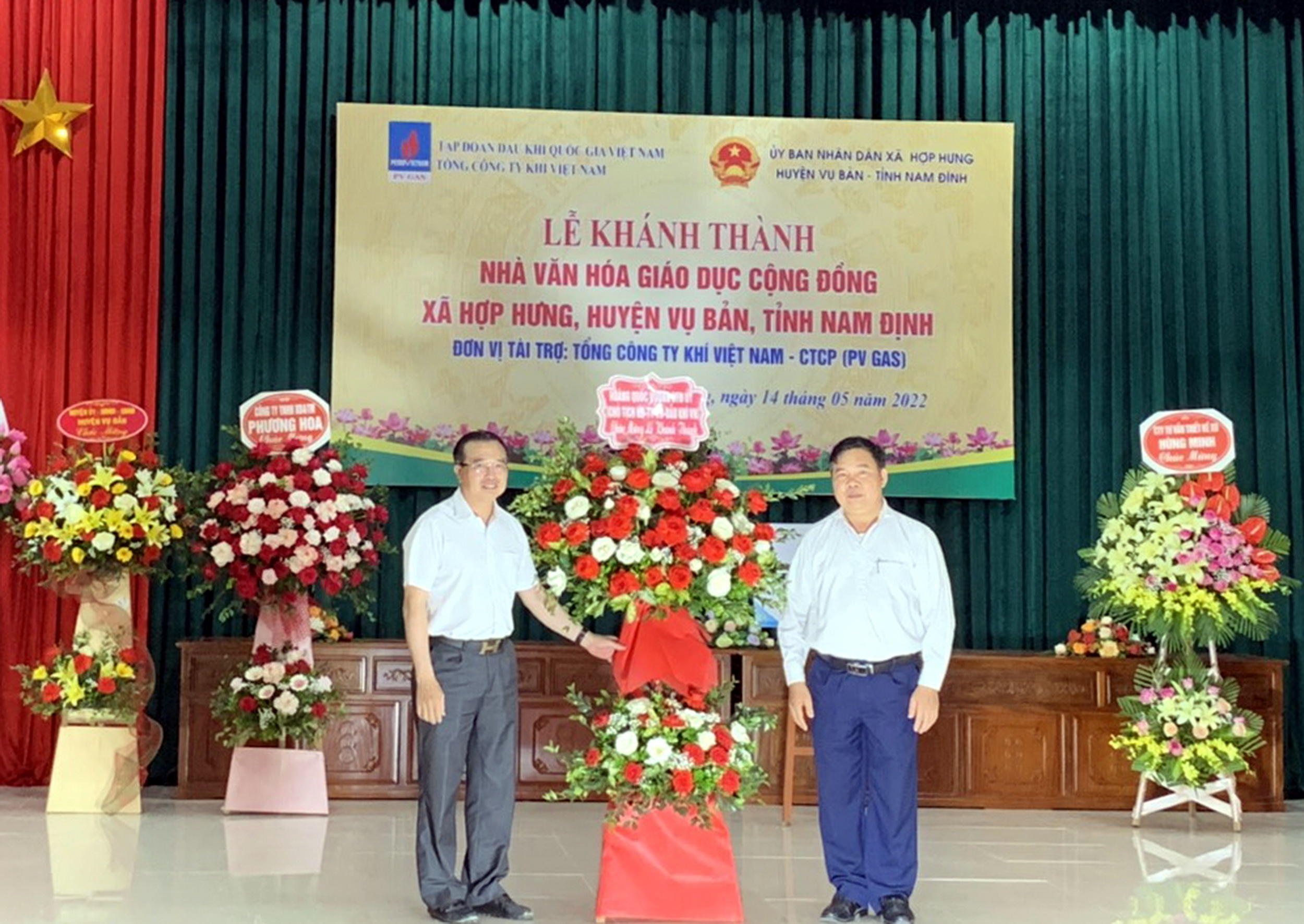 Petrovietnam/PV GAS khánh thành Nhà văn hóa giáo dục cộng đồng xã Hợp Hưng, huyện Vụ Bản, tỉnh Nam Đ - ảnh 2