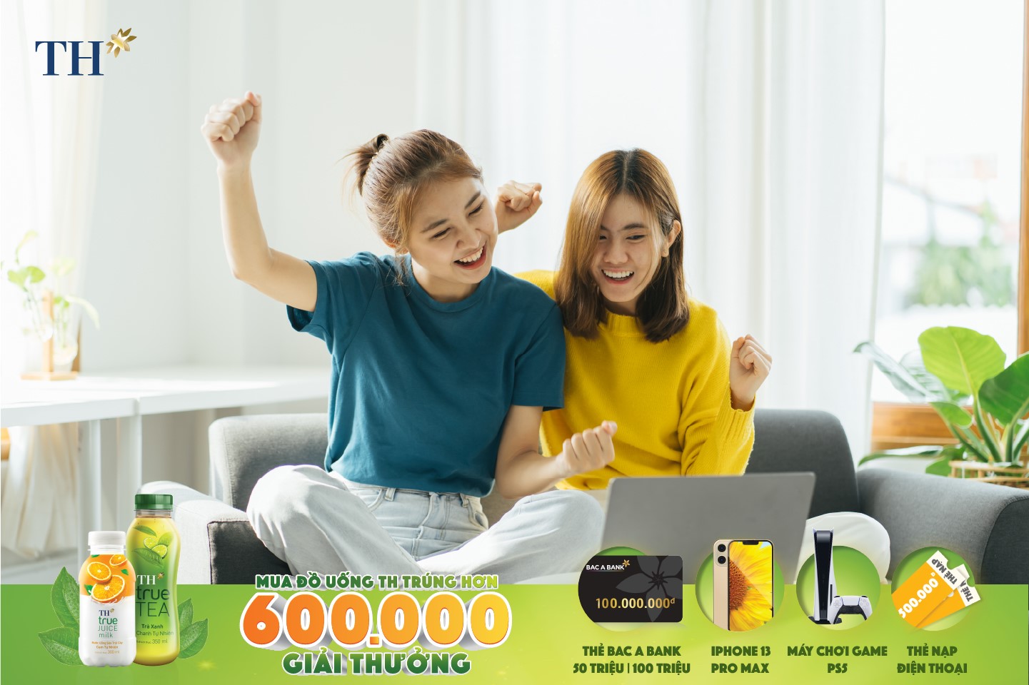 Cơn mưa quà tặng, giải nhiệt nắng hè cùng đồ uống TH - ảnh 1