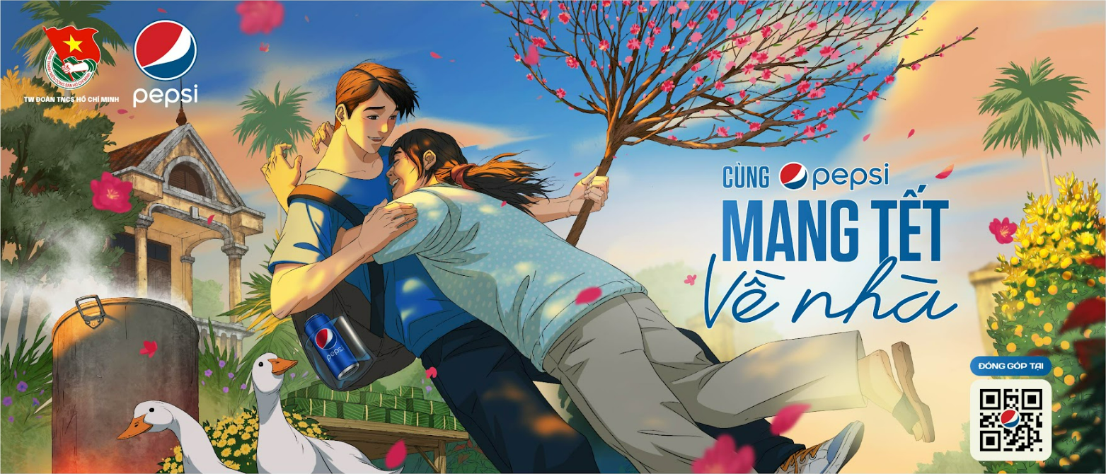 Pepsi tiếp tục hành trình ý nghĩa “Mang Tết về nhà” 2023 - ảnh 1