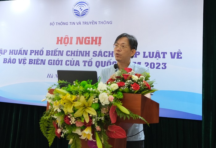 Tập huấn chính sách, pháp luật về bảo vệ biên giới của Tổ quốc năm 2023 (14:59 25/04/2023) - ảnh 1