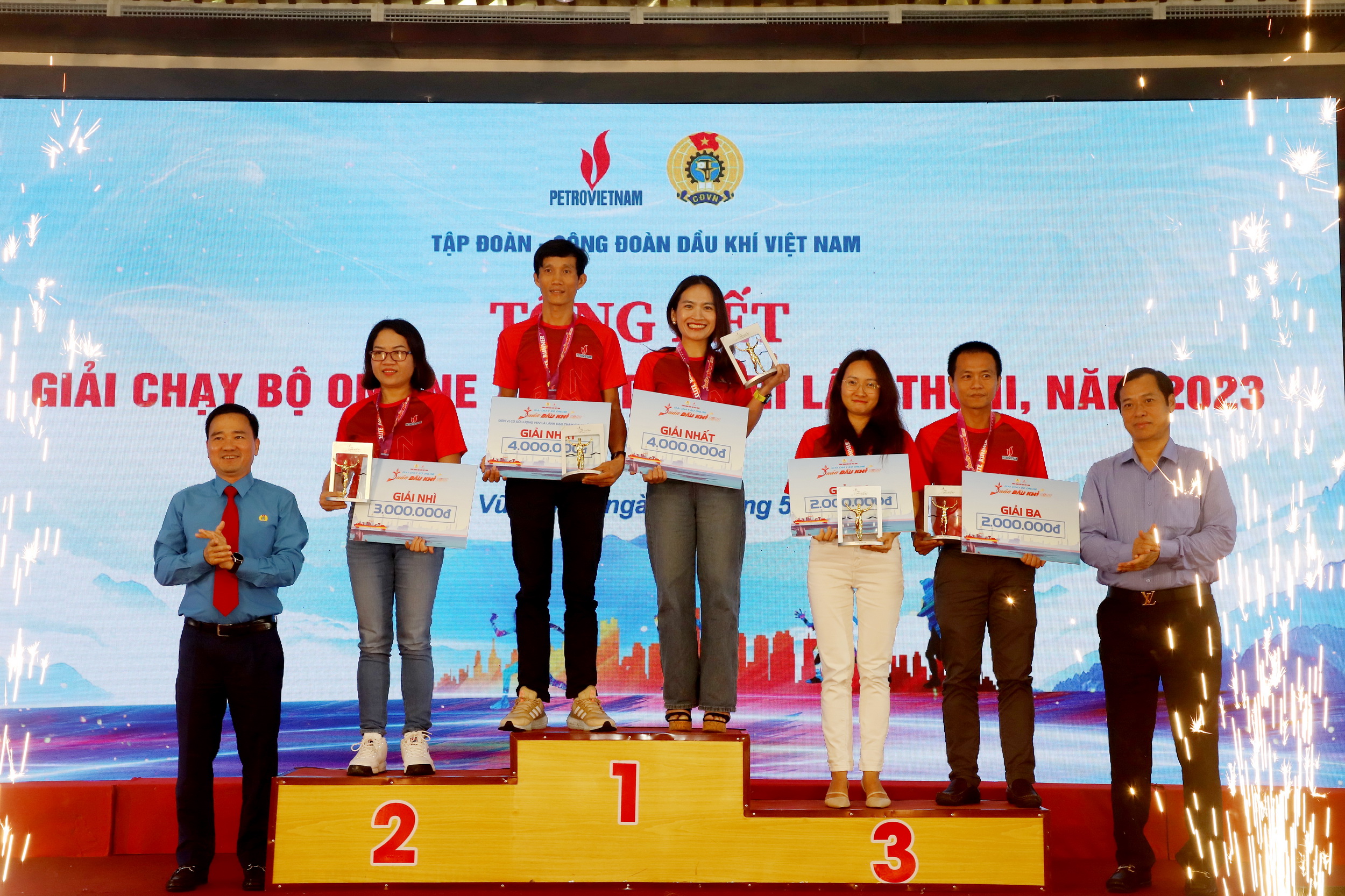 PV GAS về đích ấn tượng, đạt “cơn mưa” khen thưởng  tại Giải chạy bộ online Xuân Dầu khí 2023 - ảnh 3