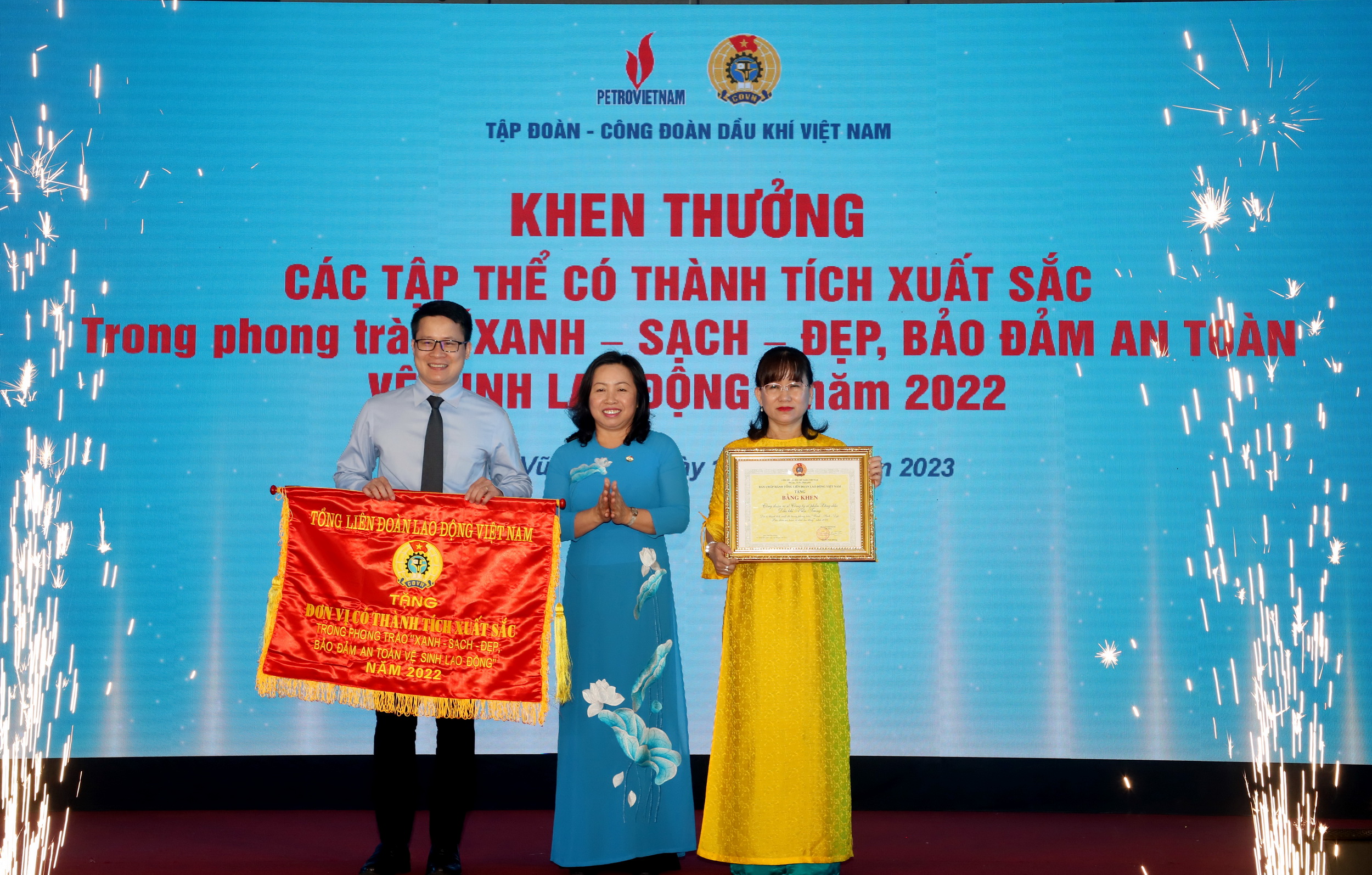 Công đoàn PV GAS được vinh danh tại Lễ phát động Tháng Công nhân năm 2023 của ngành Dầu khí - ảnh 1