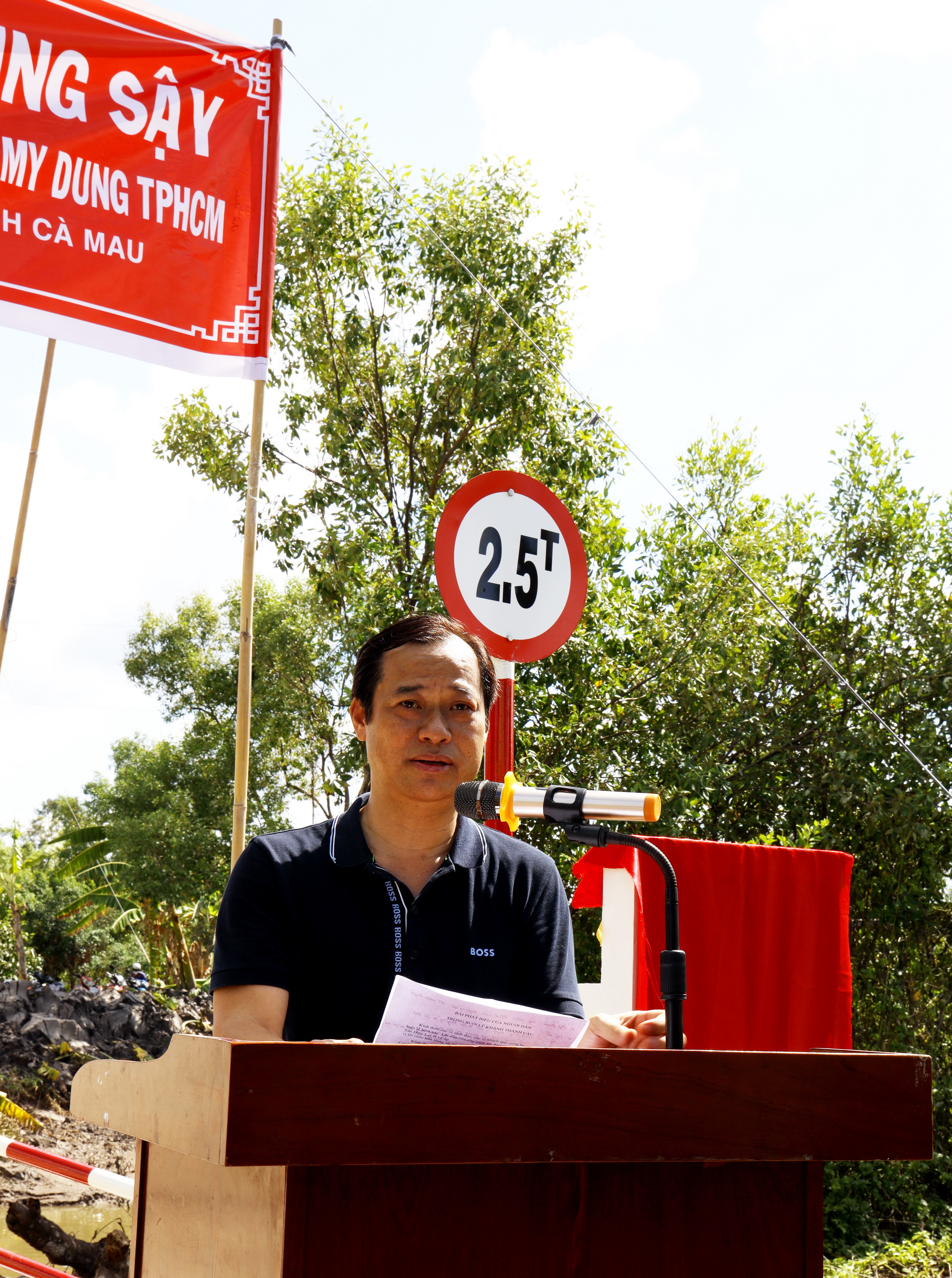 PV GAS khánh thành Cầu Lung Sậy - Cây cầu nối nhịp bờ vui - ảnh 2