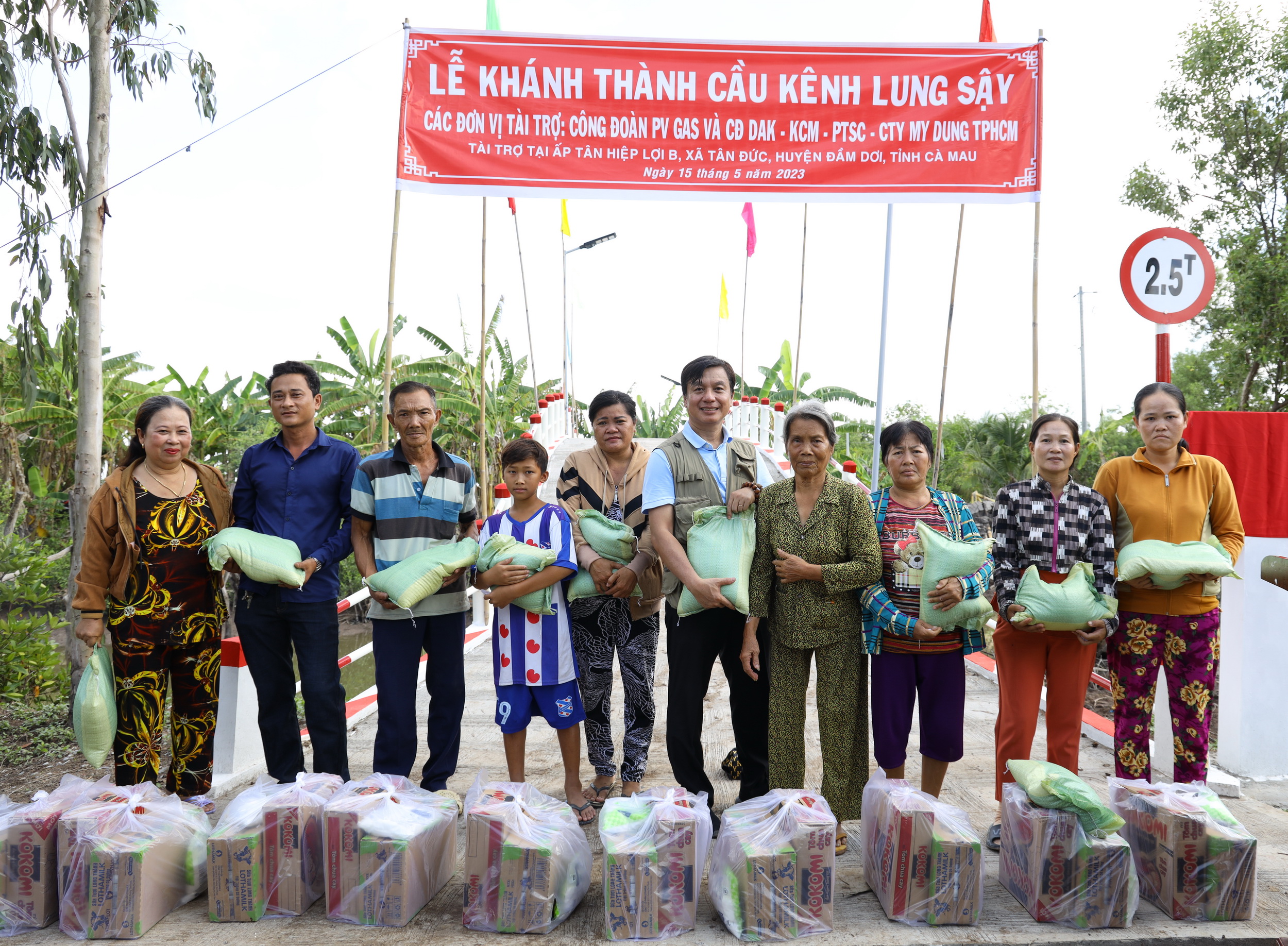 PV GAS khánh thành Cầu Lung Sậy - Cây cầu nối nhịp bờ vui - ảnh 5