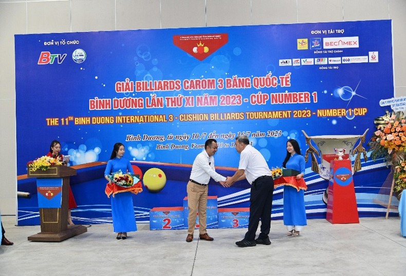 Chính thức khai mạc Giải Billiards Carom 3 băng quốc tế Bình Dương năm 2023 - Cúp Number 1 - ảnh 3
