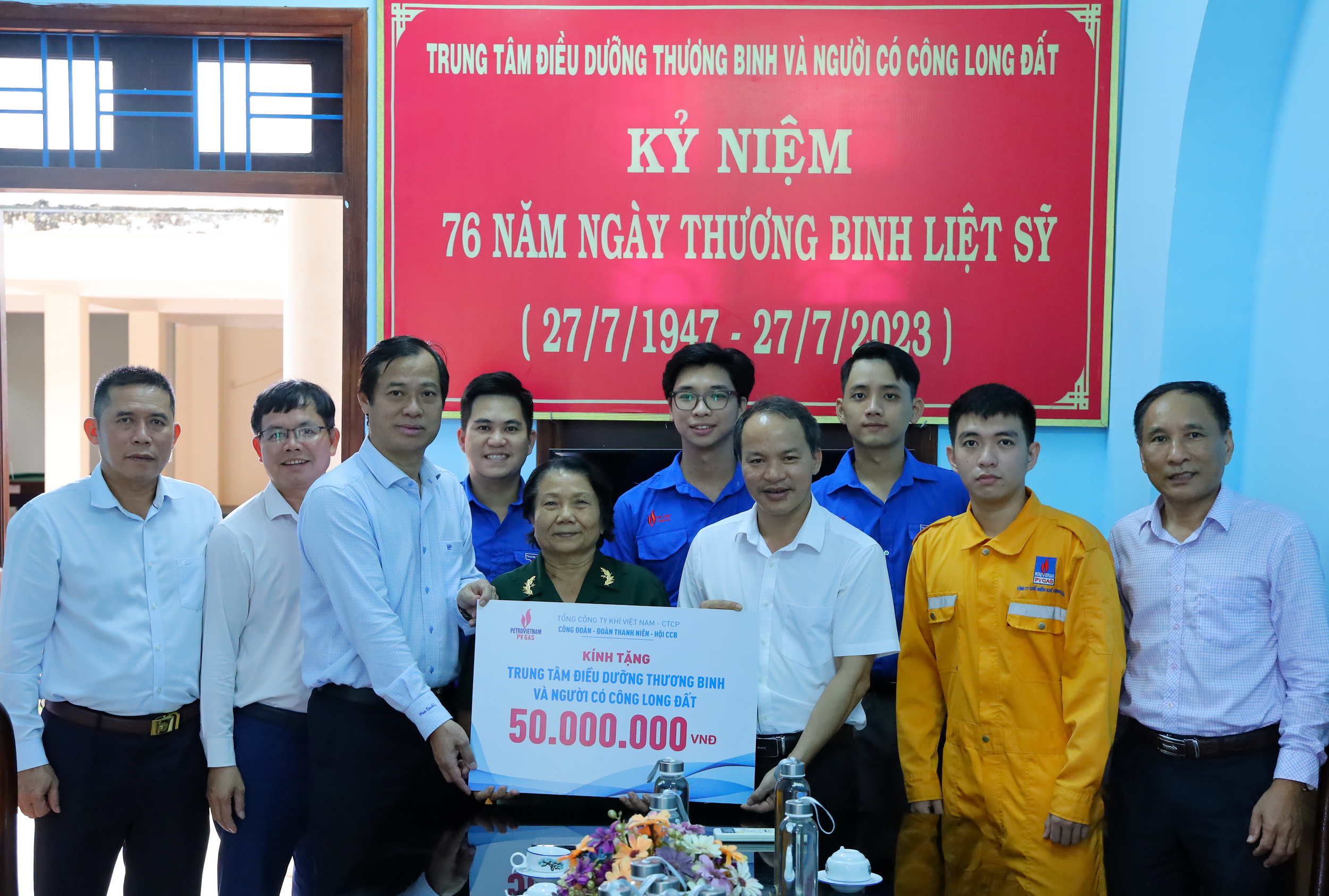 Hội Cựu chiến binh và Công đoàn PV GAS tổ chức nhiều chương trình tri ân kỷ niệm 76 năm Ngày Thương binh Liệt sỹ 27/7/2023 - ảnh 1