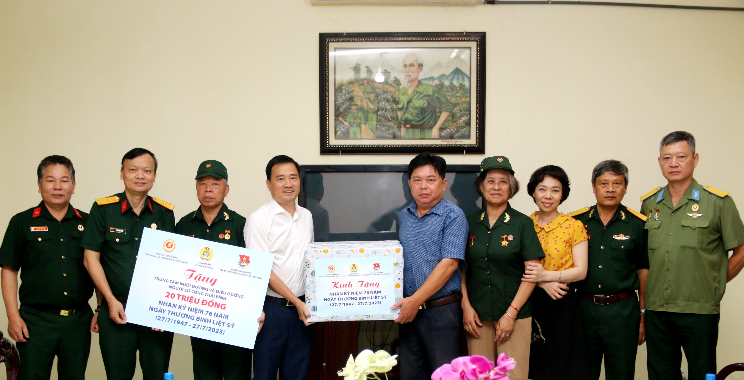 Hội Cựu chiến binh và Công đoàn PV GAS tổ chức nhiều chương trình tri ân kỷ niệm 76 năm Ngày Thương binh Liệt sỹ 27/7/2023 - ảnh 2