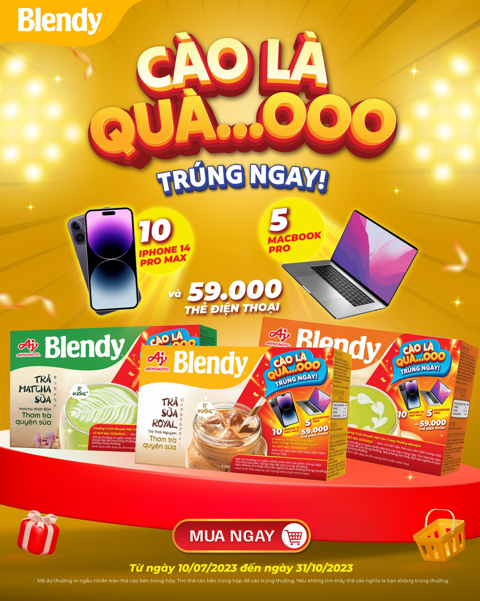 Mua Trà sữa Blendy® - Cơ hội trúng quà siêu xịn! - ảnh 1