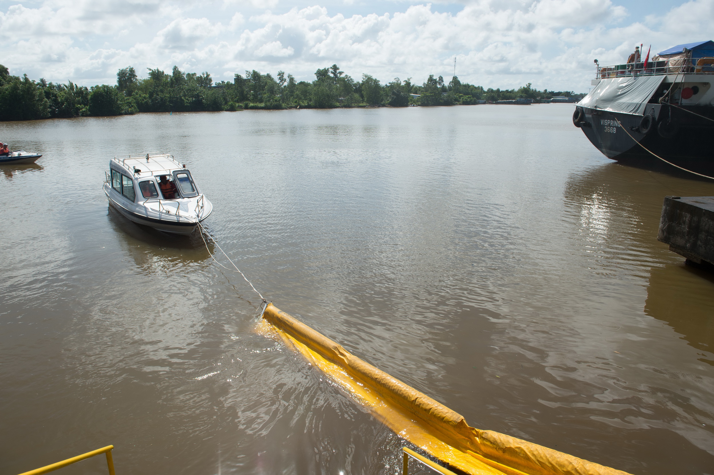 KCM tổ chức thực tập Phương án Phòng cháy chữa cháy và Cứu nạn cứu hộ, ứng phó sự cố tràn dầu, hóa chất năm 2023 - ảnh 5