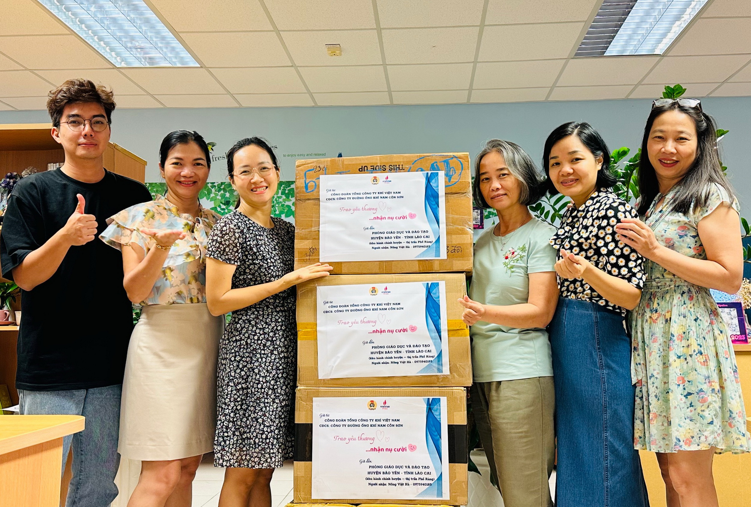 Ban Nữ công PV GAS thực hiện chương trình“Trao yêu thương nhận nụ cười” - ảnh 1